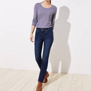 Loft Curvy Straight Denim Jeans Sze 12 / 31